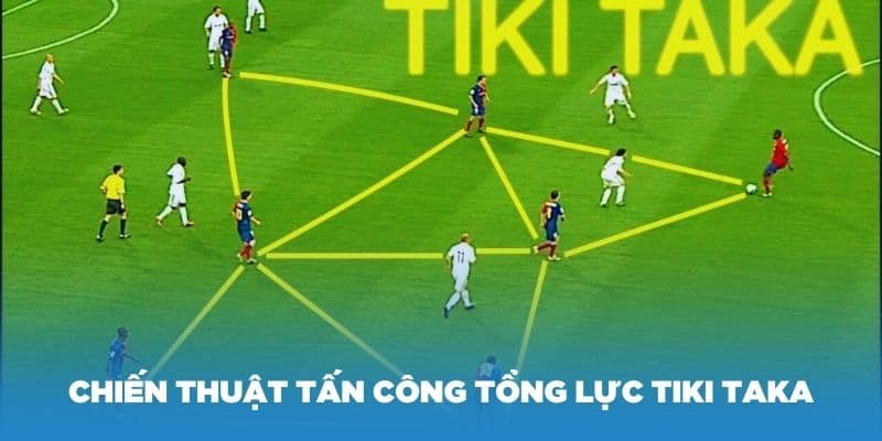 Chiến thuật tấn công tổng lực tiki taka