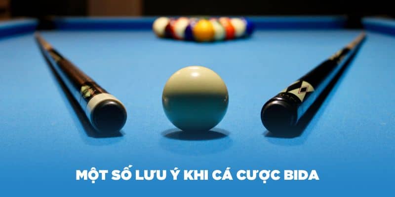 Một số lưu ý khi cá cược bida